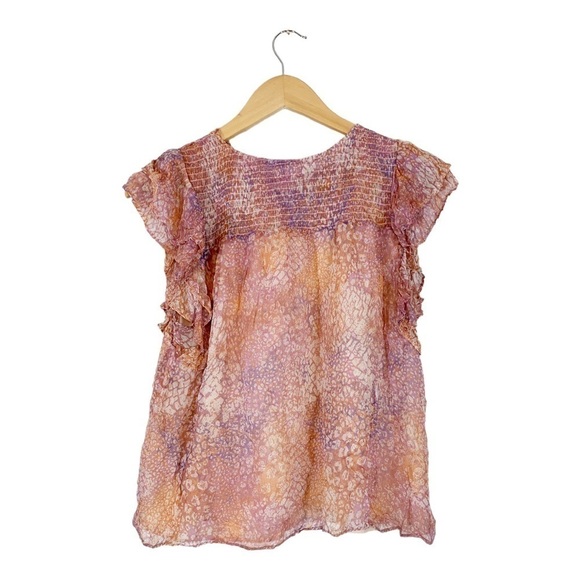 BB Dakota Dreams Are Made Of Sleeveless Ruffle Top Size Small - Picture 5 of 6